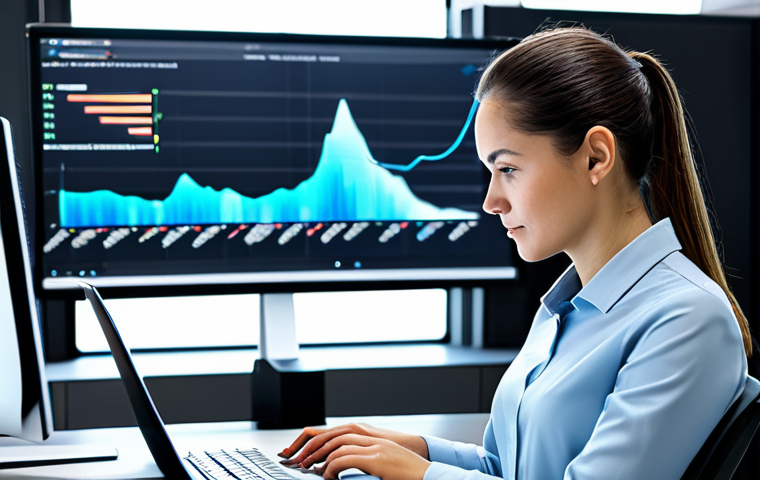 A highly focused FinOps professional in modest business attire, seated at a modern workstation within a sleek, contemporary office. Multiple holographic dashboards float around them, displaying intricate cloud cost metrics, granular financial graphs, and real-time resource utilization data. Abstract, subtly glowing data streams flow in the background, symbolizing the immense scale and complexity of cloud operations. The atmosphere conveys clarity, control, and strategic financial management. professional photography, high quality, perfect anatomy, correct proportions, natural pose, well-formed hands, proper finger count, natural body proportions, fully clothed, appropriate attire, professional dress, safe for work, appropriate content, professional, family-friendly.