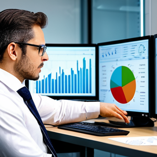 빅데이터 실무에서의 데이터 품질 관리 - Data Profiling**

"A data analyst wearing glasses and a professional outfit, examining a complex dat...