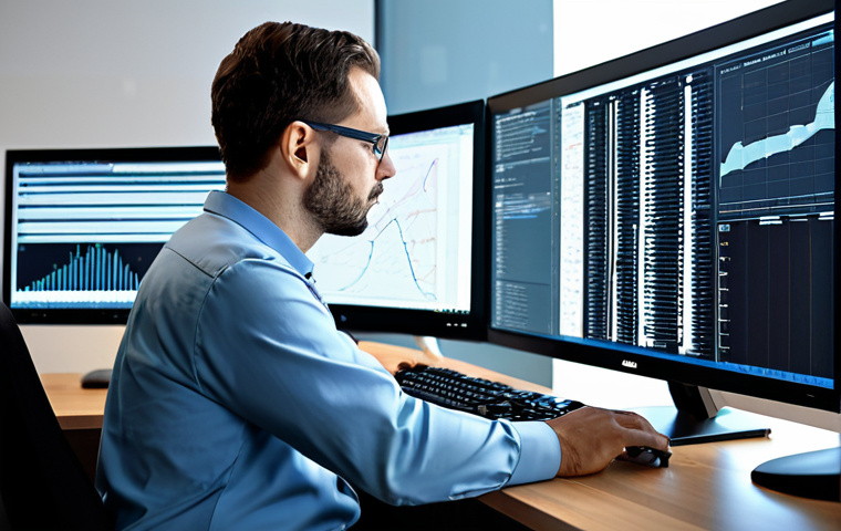 빅데이터 기술자의 직업 만족도 개선 - Focused Big Data Technician**

"A professional Big Data technician, fully clothed in modest attire, ...