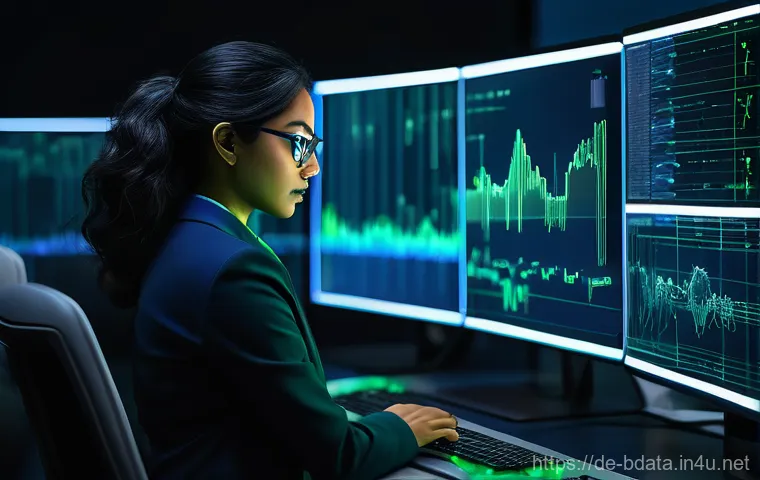 빅데이터 기술자와 다양한 언어의 데이터 분석 - Image Prompt 1: The Multilingual Data Detective**