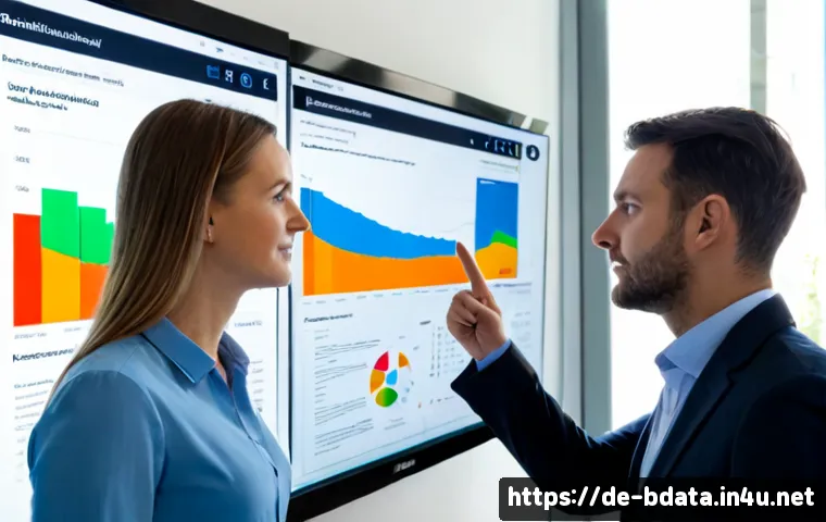 빅데이터 분석 기법 정리 - Photorealistic modern data analytics office in Munich, diverse German business team reviewing large ...